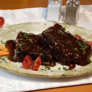 costite cu sos barbeqe