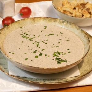 supa crema de ciuperci